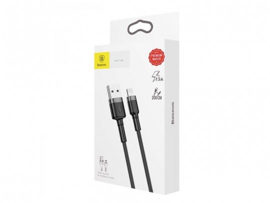 کابل تبدیل USB به لایتنینگ بیسوس مدل Kevlar