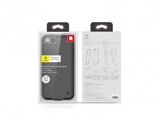 پاور کیس 2500 میلی آمپر بیسوس مدل Geshion BackPack Powerbank مناسب برای گوشی موبایل آیفون 7/8