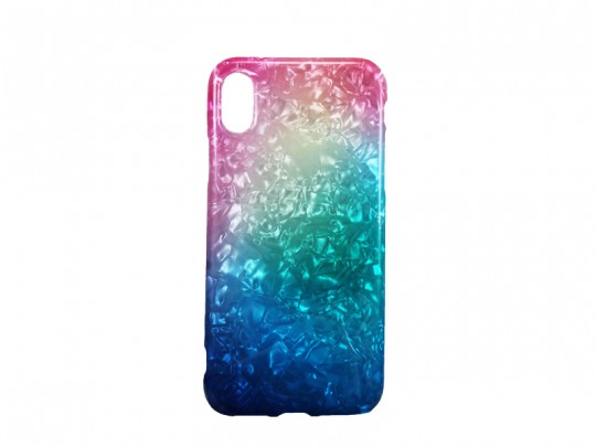 کاور مدل رنگین کمان مناسب برای گوشی موبایل آیفون X