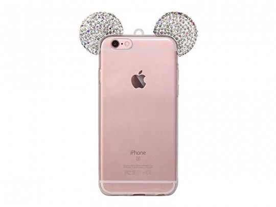 کاور ژله ای نگین دار طرح میکی ماوس مناسب برای گوشی موبایل اپل آیفون 7/8 Plus