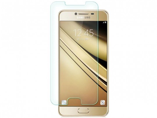 محافظ صفحه نمايش شيشه ای مدل Tempered مناسب برای گوشی موبايل سامسونگ Galaxy C7