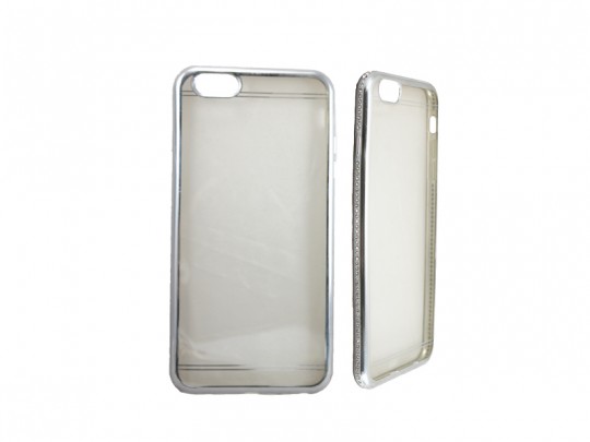 کاور طرح ژله ایی دور نگین دار مناسب برای گوشی موبایل آیفون 6 plus