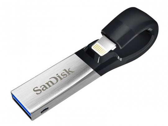 فلش مموری لایتنینگ و USB3.0 سن دیسک مدل iXPAND ظرفیت 32 گیگابایت