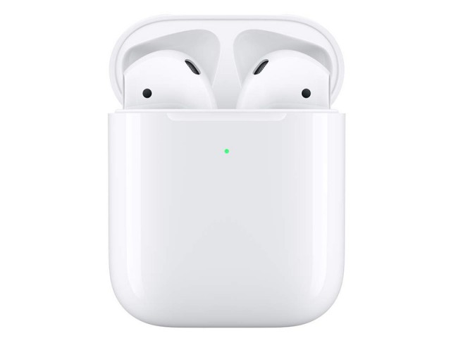 هدفون بی‌ سیم ایر پاد 2 با کیس شارژ وایرلس اپل مدل AirPods 2 with Wireless Charging Case