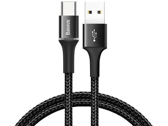 کابل فست شارژ تایپ سی بیسوس مدل Halo Data Cable به طول 0.5 متر