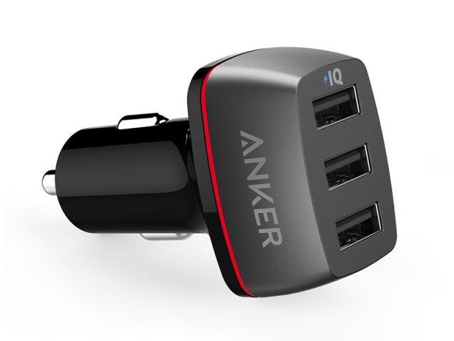 شارژر فندکی انکر مدل A2231 PowerDrive Plus 3