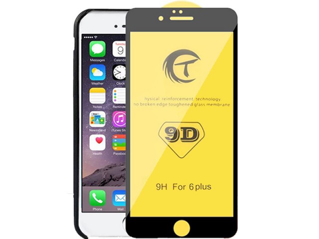 محافظ صفحه نمايش مدل 9D مناسب برای گوشی موبايل آیفون 6 پلاس