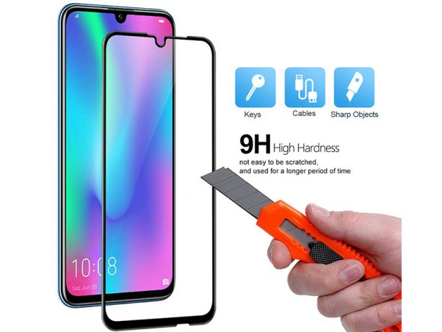 محافظ صفحه نمايش مدل 9D مناسب برای گوشی موبايل هوآوی Y9 2019