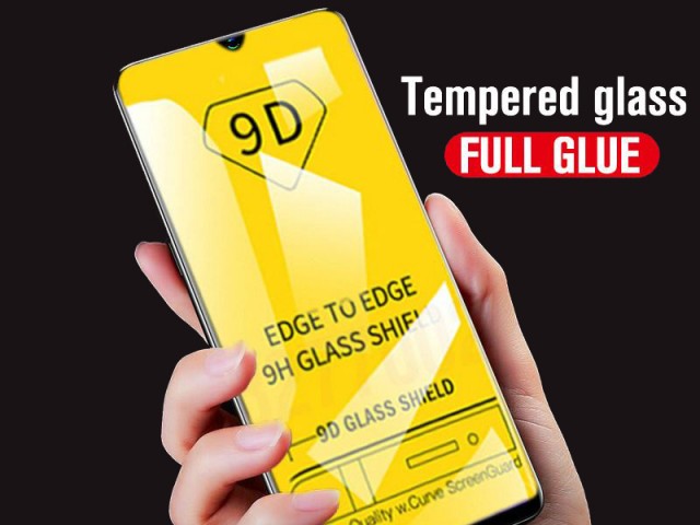 محافظ صفحه نمايش مدل 9D مناسب برای گوشی موبايل هوآوی Y9 2019