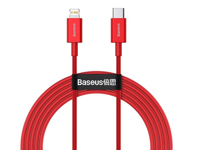 کابل شارژ سریع تایپ سی به لایتنینگ بیسوس Baseus Superior Series Type-C to iP PD 20W Fast Charging