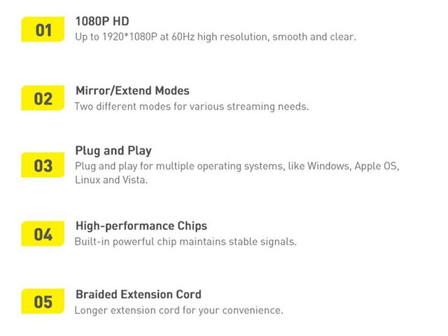کابل اچ دی ام آی به وی جی آی بیسوس Baseus WKQX010001 Lite Series Adapter HDMI To VGA
