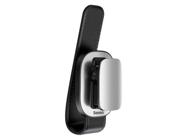 گیره نگهدارنده عینک و لوازم شخصی داخل خودرو بیسوس مدل Platinum Vehicle Eyewear Clip Clamping Type ACYJN-B0S