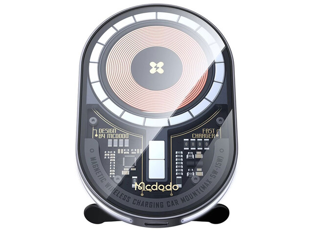 خرید هولدر و شارژر بی سیم گوشی موبایل داخل خودرو مک دودو MCDODO CH-2340 Magnetic Wireless Charger Car