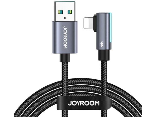 کابل شارژ سریع گیمینگ یو اس بی به لایتنینگ 2.4 آمپر 1.2 متری جویروم JOYROOM S-AL012A17 USB to iPhone 2.4A Fast Charge Cable