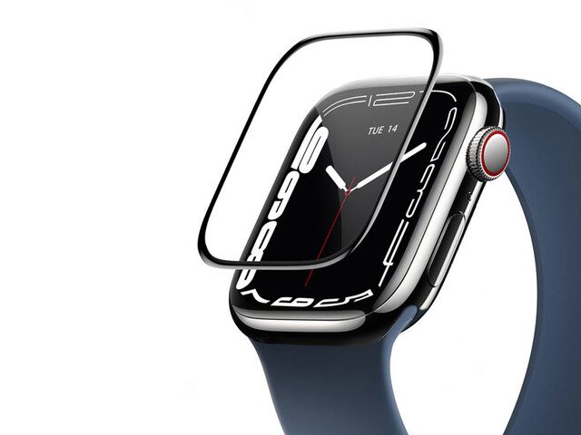 محافظ صفحه‌نمایش اپل واچ سایز 45 میلی متری هوکو مدل 3D Hot Bending A30