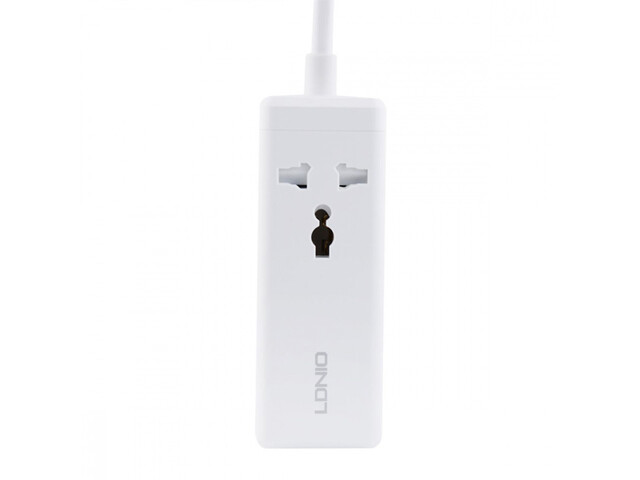 چند راهی برق یک سوکت و چهار پورت با توان 65 وات الدنیو LDNIO SC1418 Mini Smart Power Socket Plug Desktop