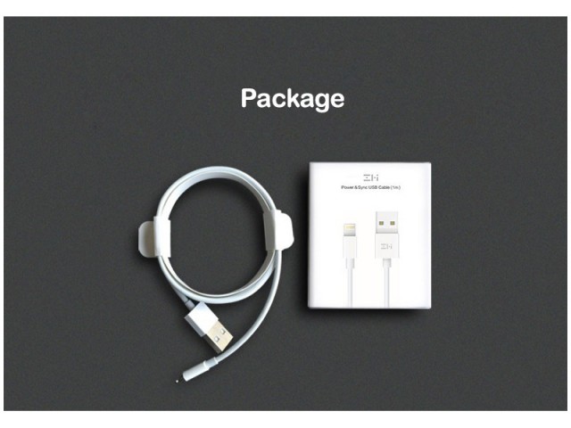کابل تبدیل USB به لایتنینگ Zmi مدل Al812 به طول 1 متر