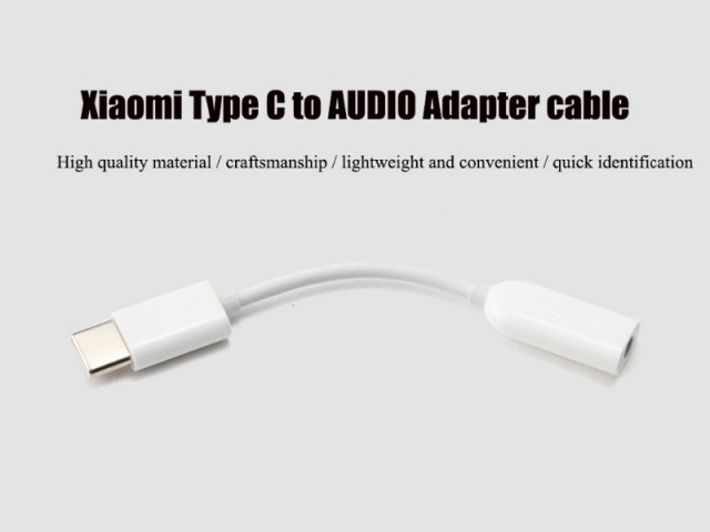 کابل تبدیل تایپ سی به جک 3.5mm صدا شیائومی
