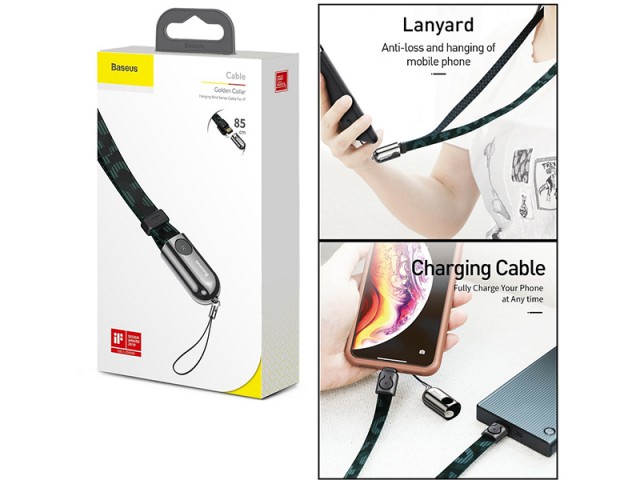کابل تبدیل USB به لایتنینگ بیسوس مدل Gold Collar Series Data Cable USB For iP