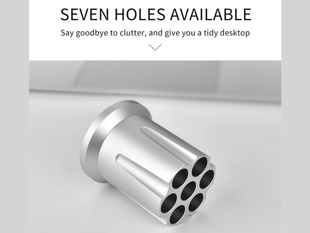 جاخودکاری رومیزی آلومینیومی کوتتسی Coteetci Aluminum alloy wheel pen holder CS5122