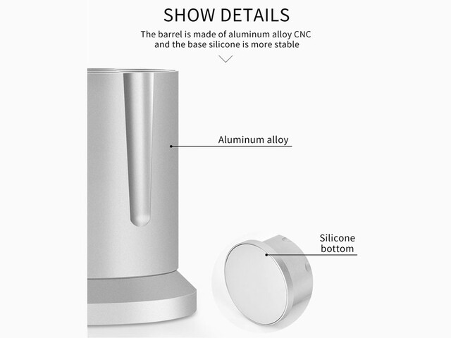 جاخودکاری رومیزی آلومینیومی کوتتسی Coteetci Aluminum alloy wheel pen holder CS5122