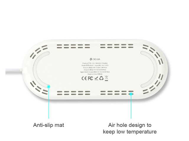 شارژر وایرلس دیویا مدل EA157 3 In 1 Wireless