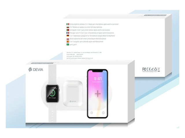 شارژر وایرلس دیویا مدل EA157 3 In 1 Wireless