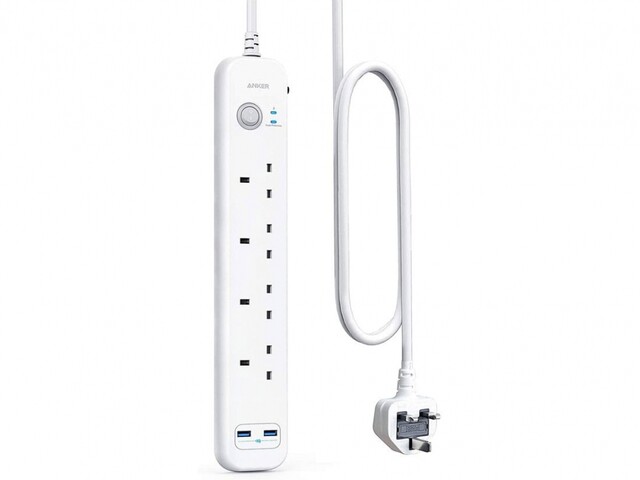 چندراهی 4 سوکت و دو یواس‌بی انکر ANKER POWER EXTEND USB 4 STRIP