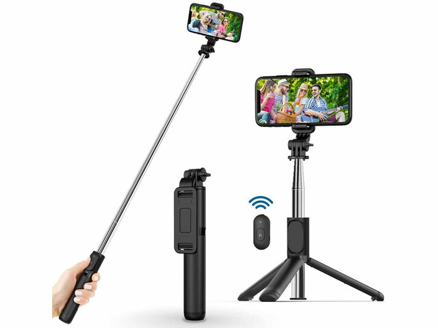 مونوپاد و سه پایه شاتردار گوشی موبایل و تبلت ایکس او XO SS-09 Multifunctional Remote Control Selfie Stick