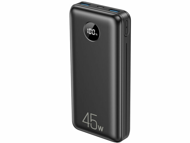 پاوربانک تایپ سی و یو اس بی 45 وات 20000 ایکس او XO PR203 20000 Fast charging power bank LED Digital Display