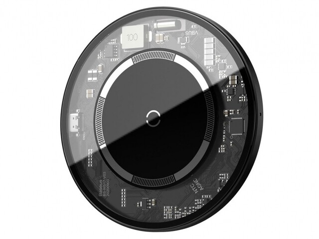 شارژر وایرلس سریع مگنتی بیسوس Baseus Simple Magnetic Wireless Charger WXJK-E01
