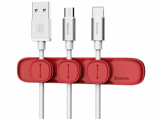گیره نگهدارنده کابل شارژ بیسوس Baseus Peas Cable Clip ACWDJ-03