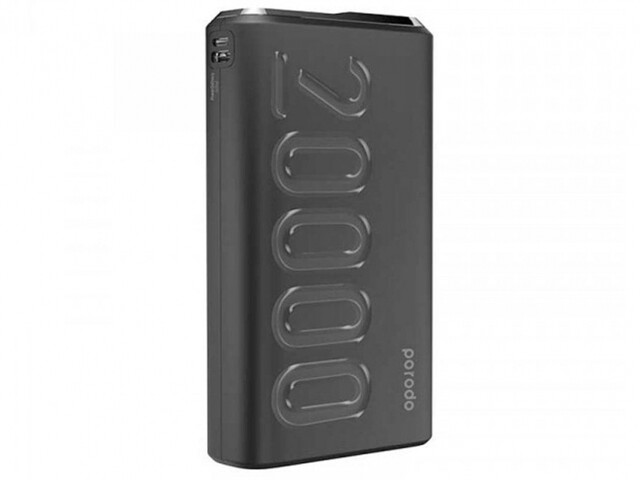 پاوربانک شارژ سریع پورودو Porodo PD Power Bank 20000mAh 18W PD-2093-BK