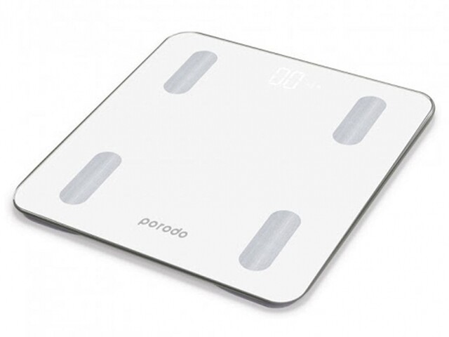 ترازو هوشمند پورودو Porodo Digital Bluetooth Full Body Smart Scale PD-BF1321BT-WH