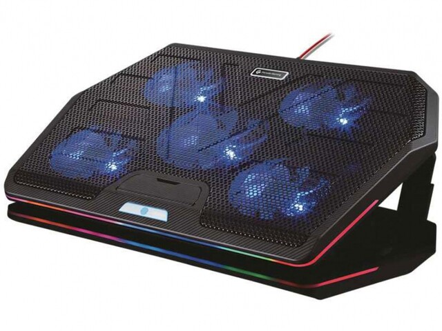 پایه خنک کننده لپ تاپ پورودو Porodo Gaming Multi-Fan Cooling Pad PDX110-BK