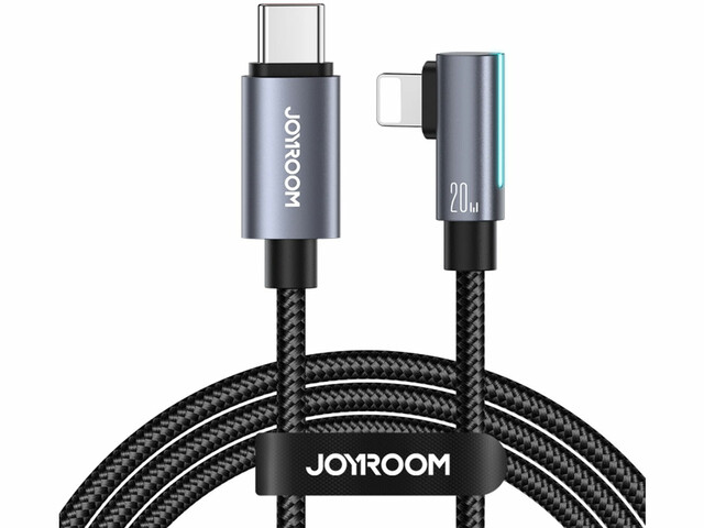 کابل شارژ سریع گیمینگ تایپ سی به لایتنینگ 20 وات  1.2 متری جویروم JOYROOM S-CL020A17 Type-C to Lightning Fast Charge Cable 20W