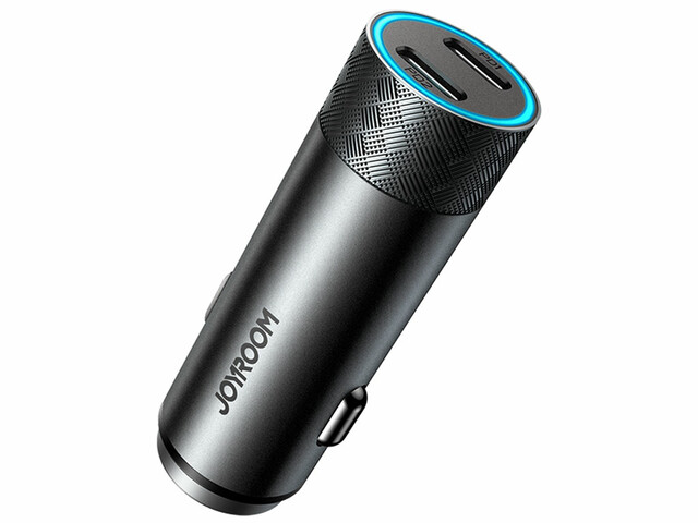 شارژر فندکی تایپ سی فست شارژ ماشین 50 وات جویروم JR-CL13