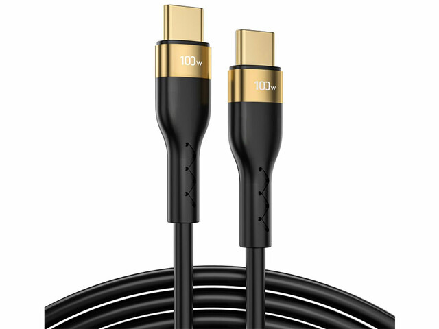 کابل سوپر فست شارژ دو سر تایپ سی 100 وات جویروم Joyroom Type-C charging cable 2M S-3050N18-10
