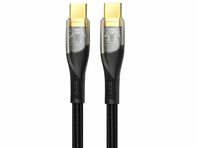 کابل شارژ سریع تایپ سی به تایپ سی 60 وات یک متری ایکس‌او XO NB-Q223B Type-C to Type-C Data Charging Cable