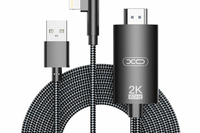 کابل لایتنینگ به اچ دی ام آی 1.8 متری ایکس او Xo GB008 HDMI To Lightning USB HD Adapter Cable