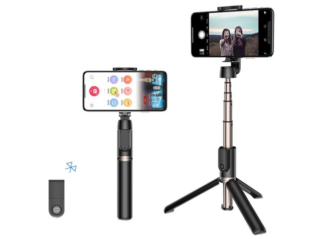 مونوپاد بلوتوثی سه پایه دار راک Rock RST1052 Bluetooth Remote Selfie Stick