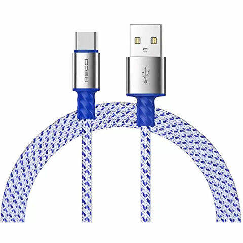 کابل شارژ سریع یو اس بی به تایپ سی 5 آمپر یک متری رسی RTC-N37C