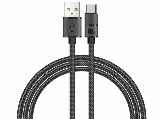 کابل سوپر فست شارژ یو اس بی به تایپ سی 100 وات 1.2 متری رسی RS08C