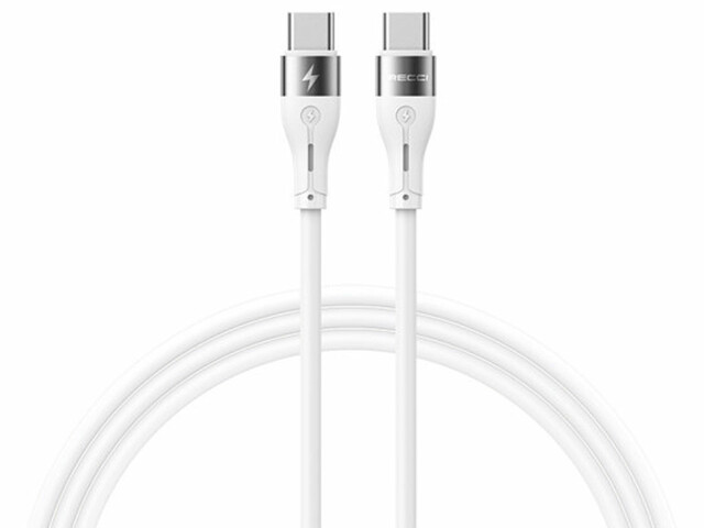 کابل شارژ سریع تایپ سی به تایپ سی 65 وات یک متری رسی RS11CC