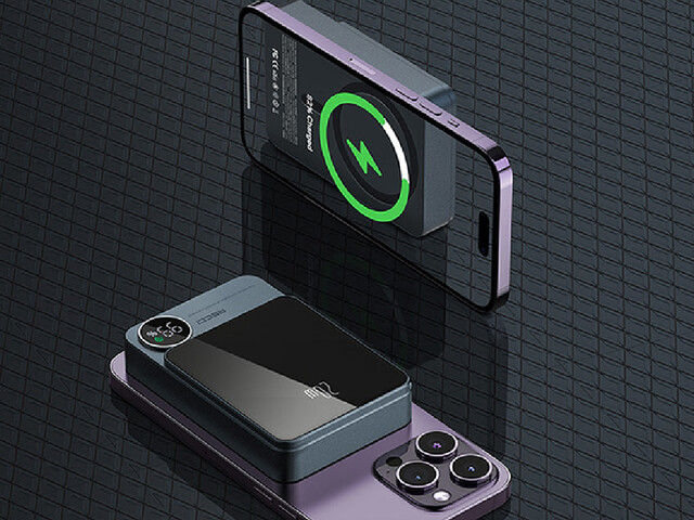 پاوربانک  مغناطیسی 20 وات 10000 رسی  Recci RPB-W16 Matrix Wireless Charging Power Bank 10000mAh