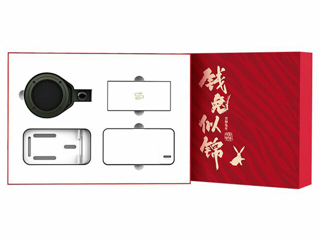 پک هدیه چند منظوره کابل شارژ سه سر، اسپیکر بلوتوثی، پاوربانک و هولدر موبایل رومیزی رسی Recci RGB-N15 2023 Gift Box