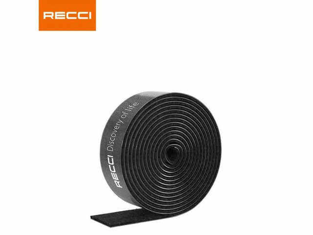 بند چسبی کابل یک متری رسی Recci RCS-S03 Velcro cable ties 1 meter