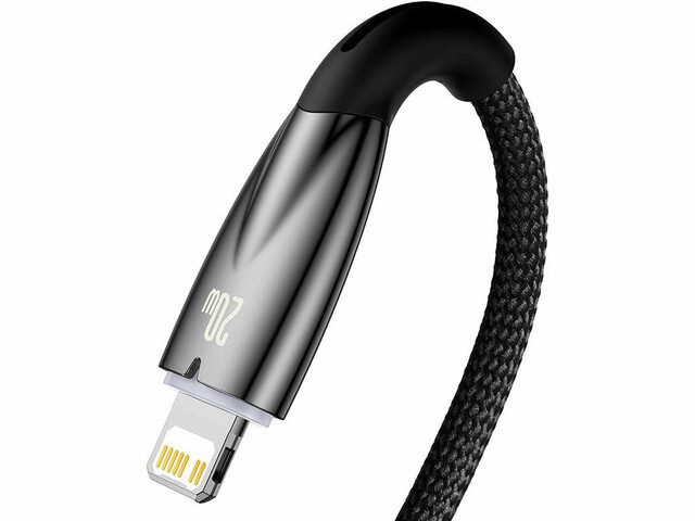 کابل تایپ سی به لایتنینگ 20 وات یک متری بیسوس Baseus Glimmer PD Fast Charging Data Cable CADH000001