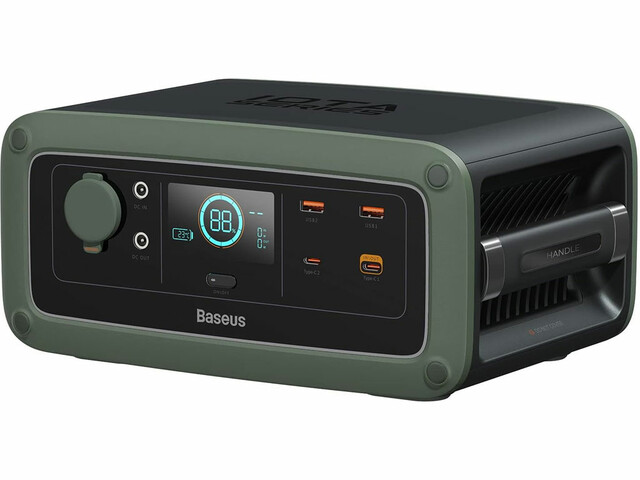 اینورتر و پاوربانک قابل حمل 90000 میلی‌آمپرساعت بیسوس Baseus IOTA Portable Power Station 420W PPYT010106