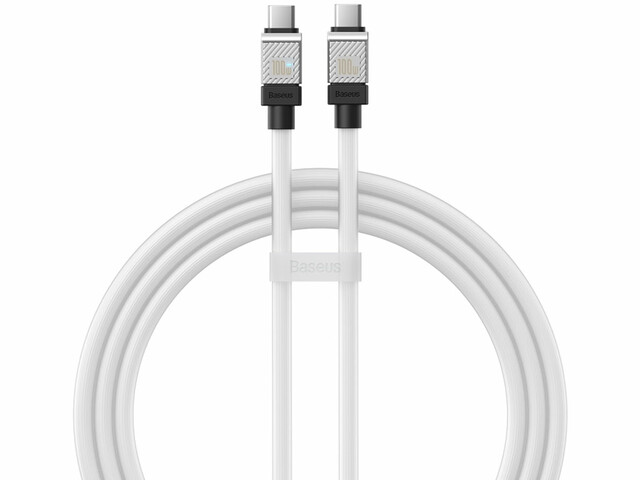 کابل سوپر فست شارژ تایپ سی به تایپ سی 100 وات یک متری بیسوس Baseus CoolPlay Series Fast Charging Cable Type-C - Type-C